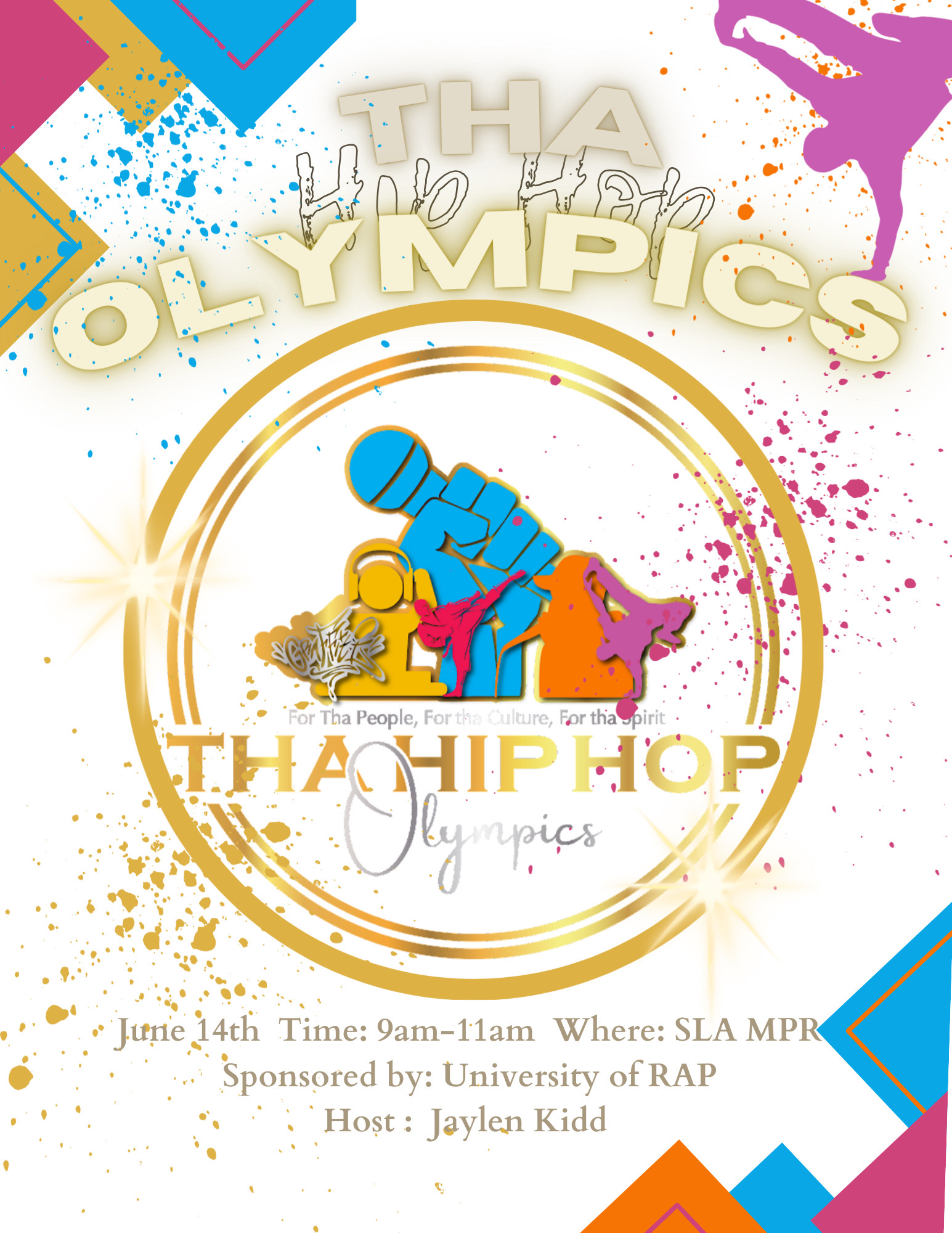 Hip Hop Olympics Flyer